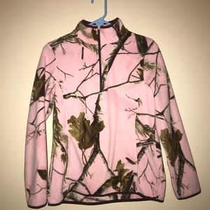 Pink Camo Pullover